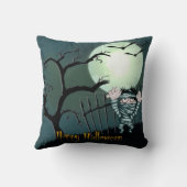 怖いハロウィーン クッション (裏面)