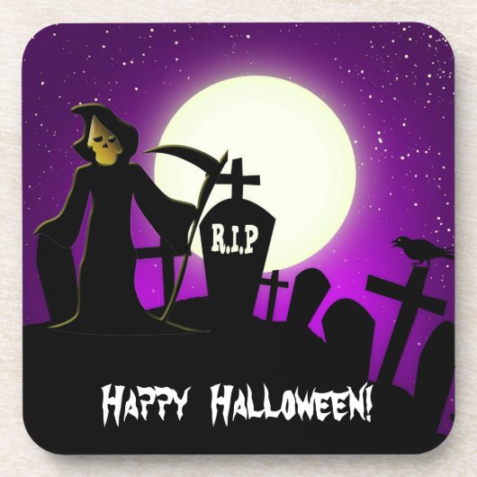 怖いハロウィーン コースター (正面)