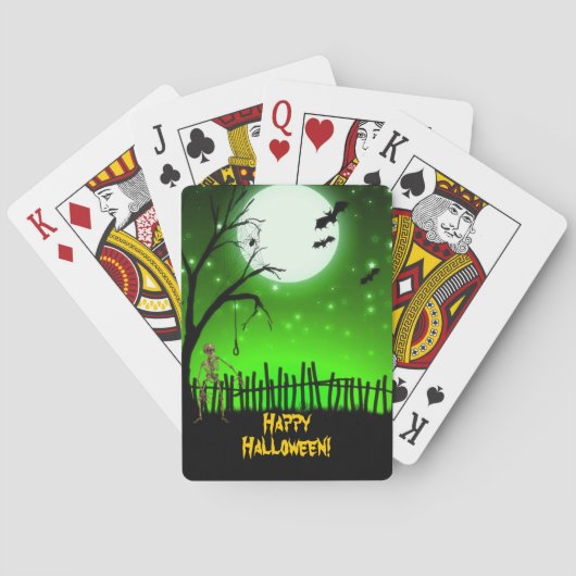 怖いハロウィーン トランプ (裏面)