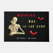 怖いハロウィーン – トリックまたは治療(オプションのサイズ) ドアマット (正面)