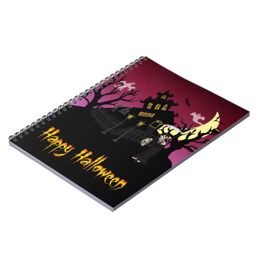 怖いハロウィーン ノートブック (左側)