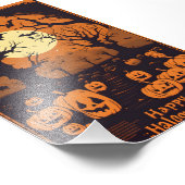 怖いハロウィーン フォトプリント            (角)