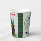 怖いハロウィーン 紙コップ (左)