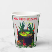 怖いハロウィーン 紙コップ (正面)