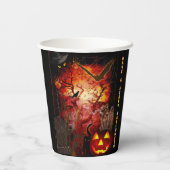 怖いハロウィーン 紙コップ (裏面)