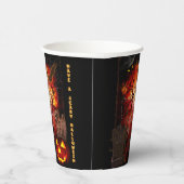 怖いハロウィーン 紙コップ (右)