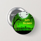 怖いハロウィーン 缶バッジ (正面&裏面)