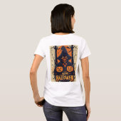 怖いハロウィーン Tシャツ (裏面フル)