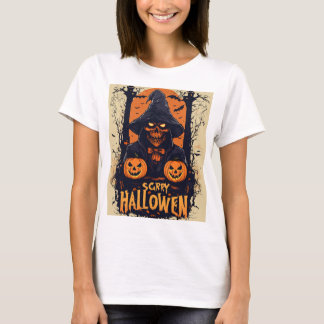 怖いハロウィーン Tシャツ