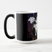 怖いハローウィンパーティハ幽霊のよく出るウス モーフィングマグカップ (左)