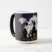怖いハローウィンパーティハ幽霊のよく出るウス モーフィングマグカップ (正面左)