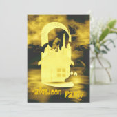 怖いハローウィンパーティ招待状 招待状 (スタンド正面)