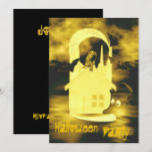 怖いハローウィンパーティ招待状 招待状 (正面/裏面)