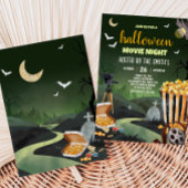 怖いハローウィンパーティ映画ナイトパーティー 招待状