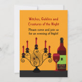 怖いハローウィンパーティ 招待状 (正面)