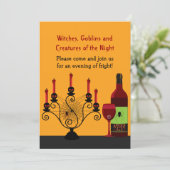 怖いハローウィンパーティ 招待状 (スタンド正面)