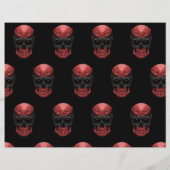 怖いハローエルンスカルスクラップブック紙 (裏面)