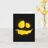 怖いバンキンスマイルハロウィンシーズン カード (黄色い花)