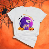 怖いパグハロウィーン満月Tシャツ Tシャツ