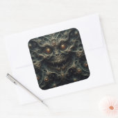 怖いパターン、暗いファンタジー スクエアシール (封筒)