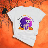 怖いビーグルハロウィーン満月Tシャツ Tシャツ
