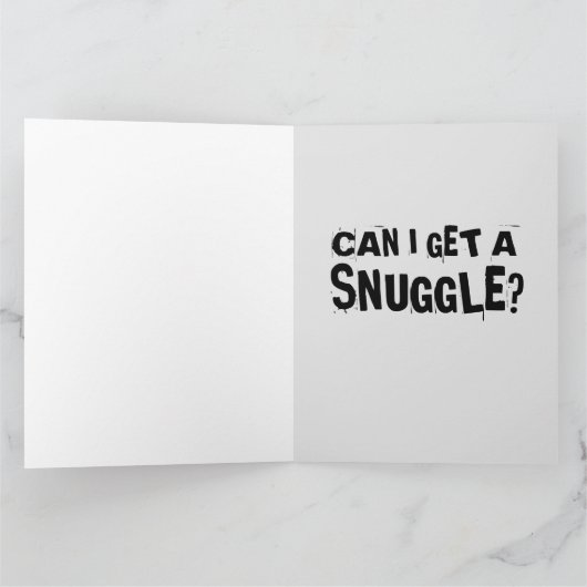 怖いピエロおもしろい誕生日ガールオーバーサイズカード カード (内部)