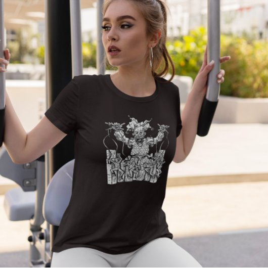 怖いピエロと人形 Tシャツ