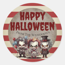 怖いピエロのハロウィンカーニバル