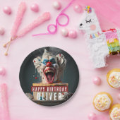 怖いピエロをテーマにした誕生日 ペーパープレート (パーティー)