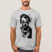 怖いピエロインクハロウィーンTシャツ Tシャツ (正面)