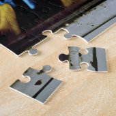 怖いピエロエビルグリントサーカスオーガストホラー ジグソーパズル (側面)