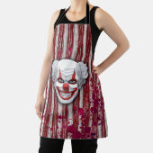 怖いピエロカーニバルハロウィーン エプロン (インサイチュ)