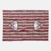 怖いピエロカーニバルハロウィーン キッチンタオル (横)