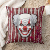 怖いピエロカーニバルハロウィーン クッション (ブランケット)