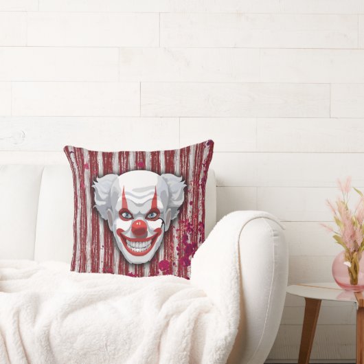 怖いピエロカーニバルハロウィーン クッション (ソファ)