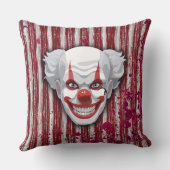 怖いピエロカーニバルハロウィーン クッション (裏面)