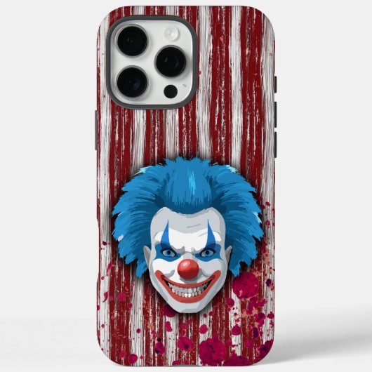 怖いピエロカーニバルハロウィーン Case-Mate iPhoneケース (裏面)