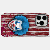 怖いピエロカーニバルハロウィーン Case-Mate iPhoneケース (裏面 (横))