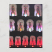 怖いピエロカーニバルボードウォークアーケードゲームの写真 ポストカード (正面)