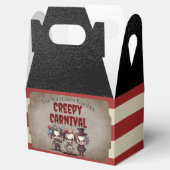 怖いピエロハロウィーンカーニバルパーティー フェイバーボックス (オープン)
