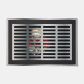 怖いピエロハロウィーンノベルティの形式 ドアマット (正面)