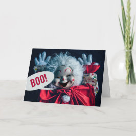怖いピエロ人形でハロウィンを楽しもう シーズンカード
