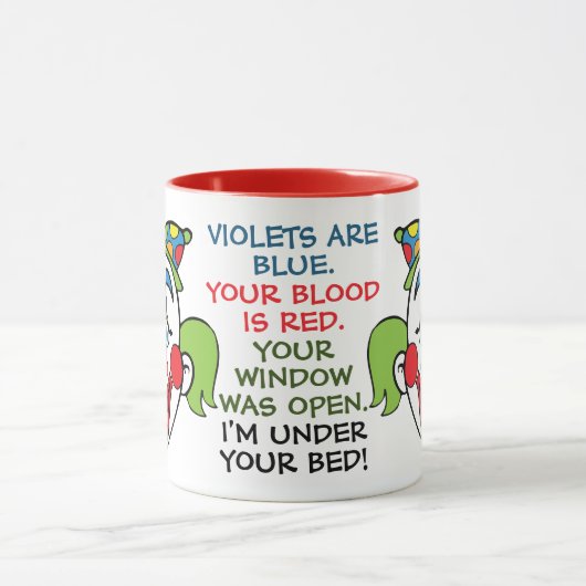 怖いピエロ詩 マグカップ (中央)