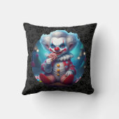 怖いピエロ食べズキャンディ クッション (裏面)