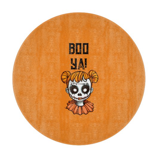 怖いピエロ カッティングボード (正面)