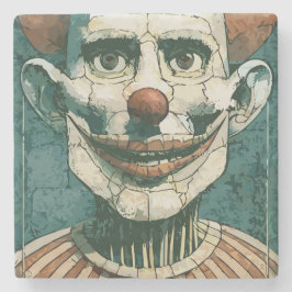 怖いピエロ ストーンコースター