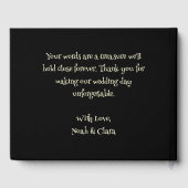 怖いフローラゴシックスカルとレッドローゼハロウィーン ゲストブック (裏面)