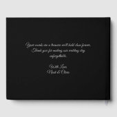 怖いフローラ濃厚なゴシックスカルハロウィング ゲストブック (裏面)