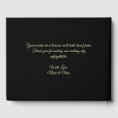 怖いフローラ濃厚なゴシックスカルハロウィーン ゲストブック (裏面)