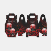 怖いフローラ濃厚なゴシックスカルハロウィーン フェイバーボックス (折り畳みなし)